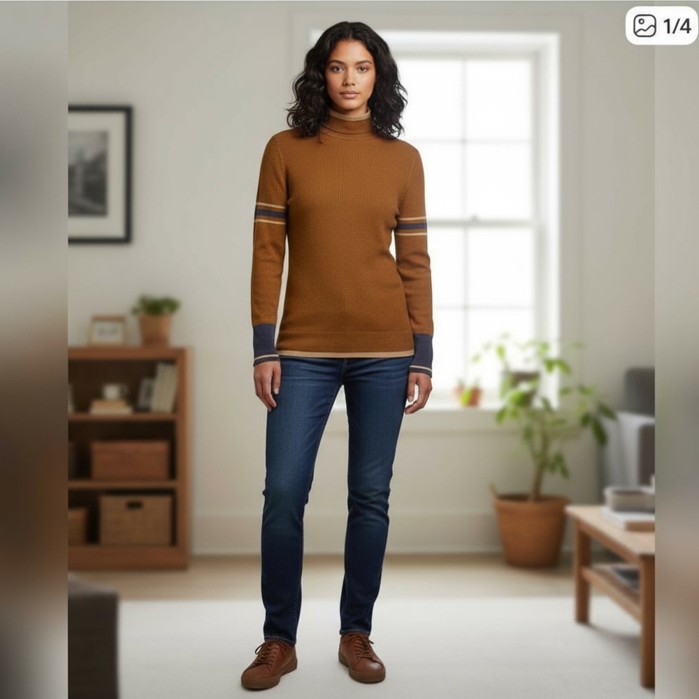 001 KNT: Jamie & Layla Ribbed knit top size 2x